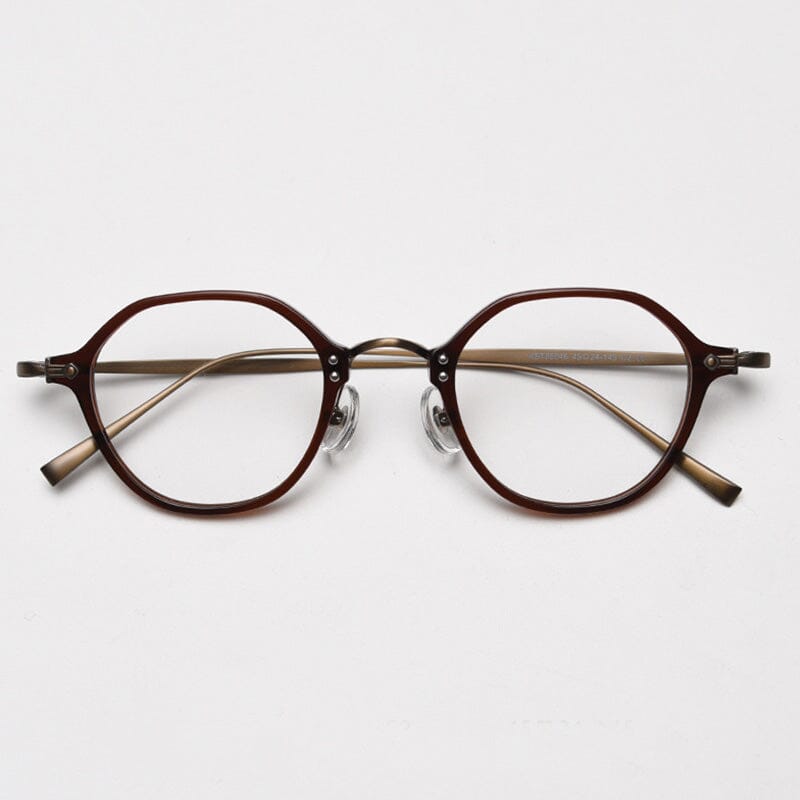 Eman Vintage Geometric Glasses Frame Geometric Frames Southood Tea