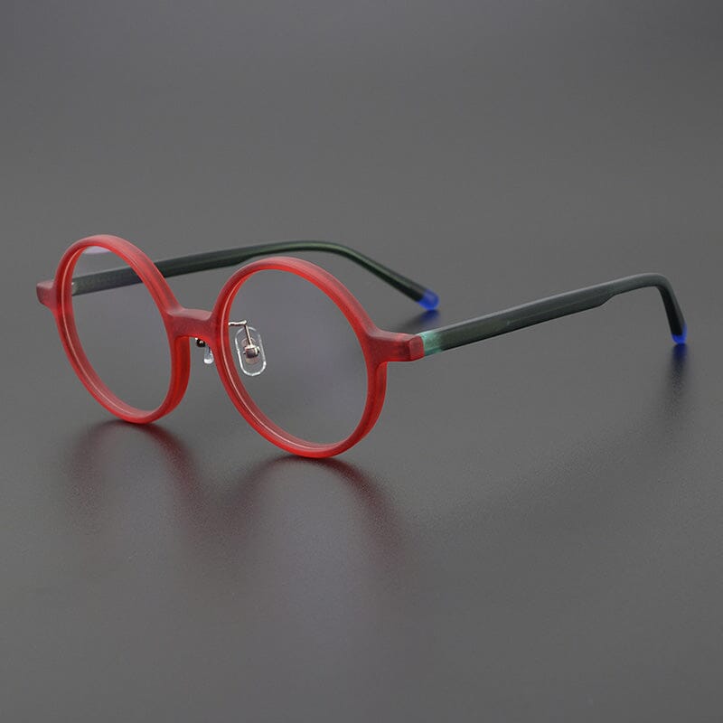 Eorl Acetate Glasses Frame Round Frames Southood Red