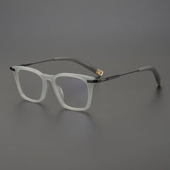 Eran Vintage Acetate Square Glasses Frame Rectangle Frames Southood Clear