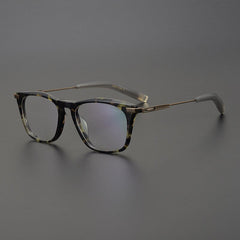 Eran Vintage Acetate Square Glasses Frame Rectangle Frames Southood Leopard