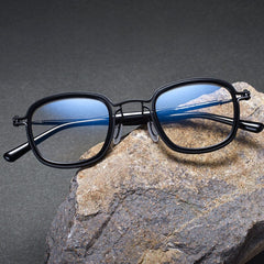 Ewen Acetate Optical Glasses Frame Rectangle Frames Southood Black