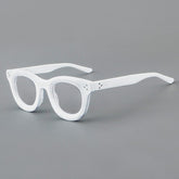 Farran Retro Acetate Glasses Frame Cat Eye Frames Southood White