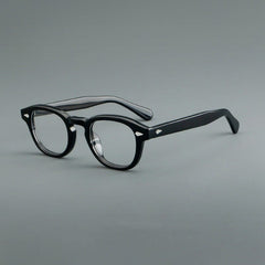 Fed Acetate Vintage Glasses Frame Rectangle Frames Southood Black