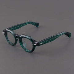 Felton Vintage Acetate Glasses Frame Geometric Frames Southood Green