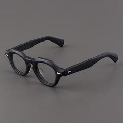 Felton Vintage Acetate Glasses Frame Geometric Frames Southood Matte Black