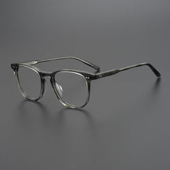 Felton Vintage Acetate Glasses Frame Rectangle Frames Southood Gray Stripes