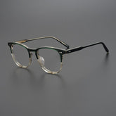 Felton Vintage Acetate Glasses Frame Rectangle Frames Southood Green Stripes