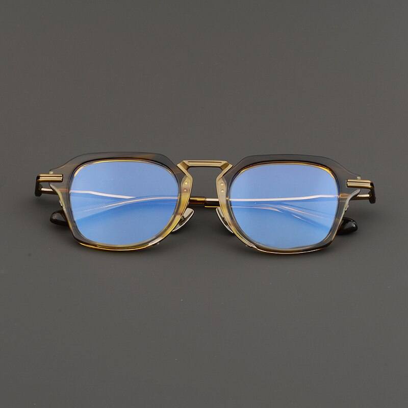 Fezell Titanium Acetate Eyeglasses Frame Rectangle Frames Southood