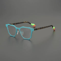 Fran Designer Titanium Glasses Frame Cat Eye Frames Southood Blue