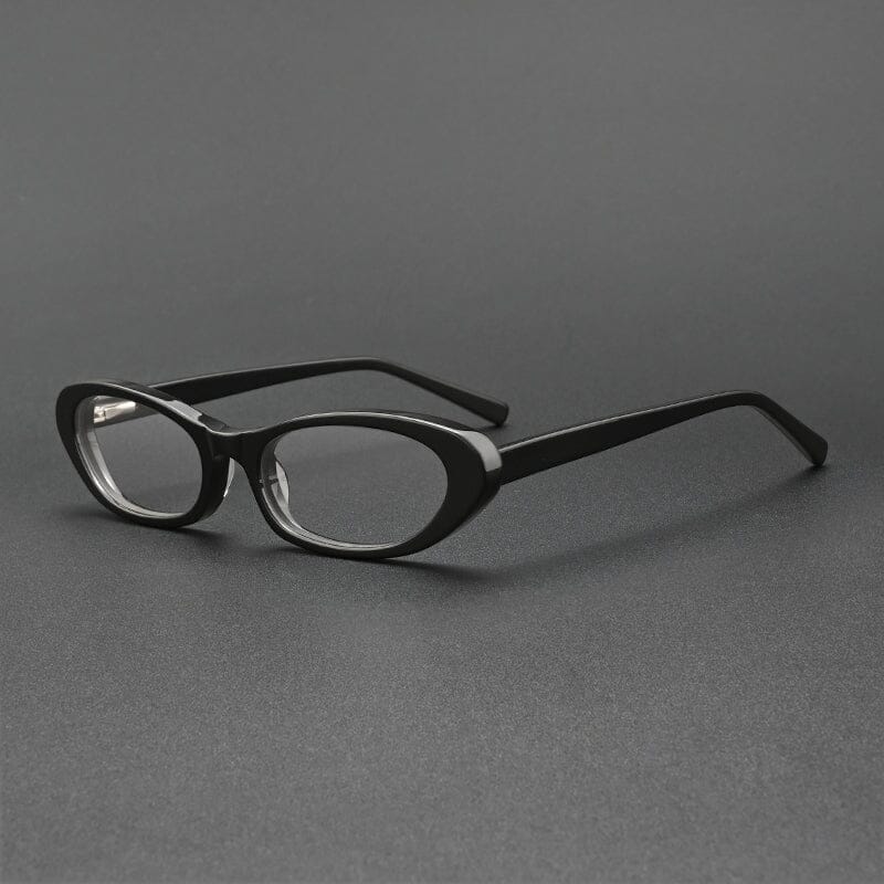 Francis Vintage Oval Eyeglasses Frame Oval Frames Southood Black
