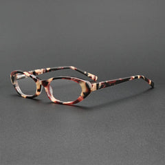 Francis Vintage Oval Eyeglasses Frame Oval Frames Southood Floral Leopard