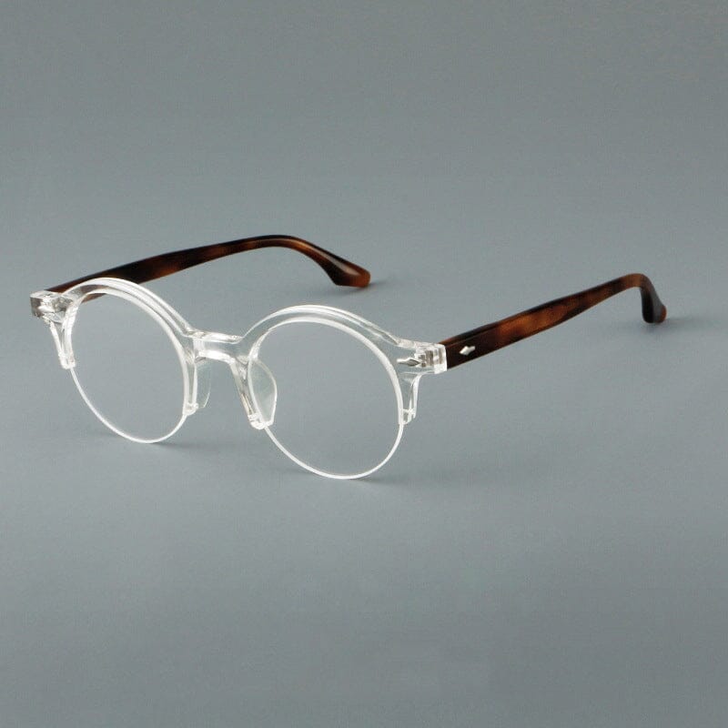 Gace Round Acetate Glasses Frame Round Frames Southood Clear