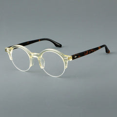 Gace Round Acetate Glasses Frame Round Frames Southood Yellow