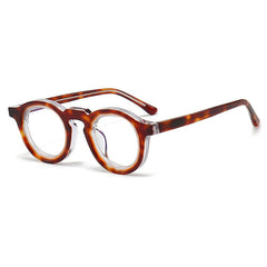 Gail Acetate Glasses Frame Round Frames Southood Amber