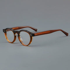 Garey Vintage Acetate Glasses Frame Round Frames Southood Gradient Tea