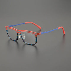 Garnet Rectangle Titanium Glasses Frame Rectangle Frames Southood