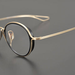 Gene Retro Round Titanium Ultra-Light Glasses Frame Round Frames Southood