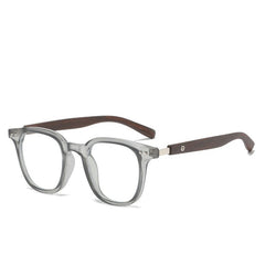 Gino TR90 Vintage Eyeglasses Frame Rectangle Frames Southood Dark Gray