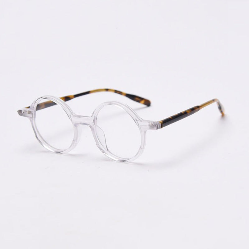 Glen Round Vintage Acetate Optical Glasses Frame Round Frames Southood C3Clear