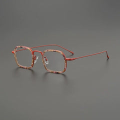 Gnine Ultralight Titanium Glasses Frame Rectangle Frames Southood Red