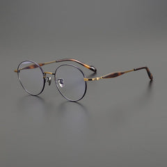 Goro Vintage Big Round Glasses Frame Round Frames Southood Purple Bronze