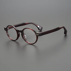 Gus Round Acetate Glasses Frame Round Frames Southood Red