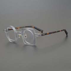 Hagly Vintage Acetate Glasses Frame Geometric Frames Southood Matte gray