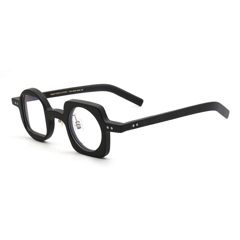 Hagly Vintage Acetate Glasses Frame Geometric Frames Southood New Black