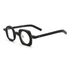 Hagly Vintage Acetate Glasses Frame Geometric Frames Southood New Black