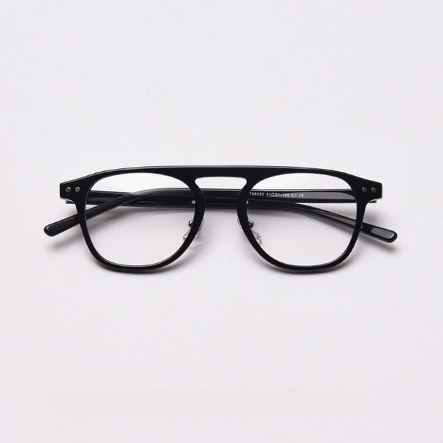 Hal Vintage Upscale Acetate Optical Glasses Frame Geometric Frames Southood Black