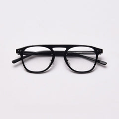 Hal Vintage Upscale Acetate Optical Glasses Frame Geometric Frames Southood Black