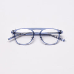 Hal Vintage Upscale Acetate Optical Glasses Frame Geometric Frames Southood Blue