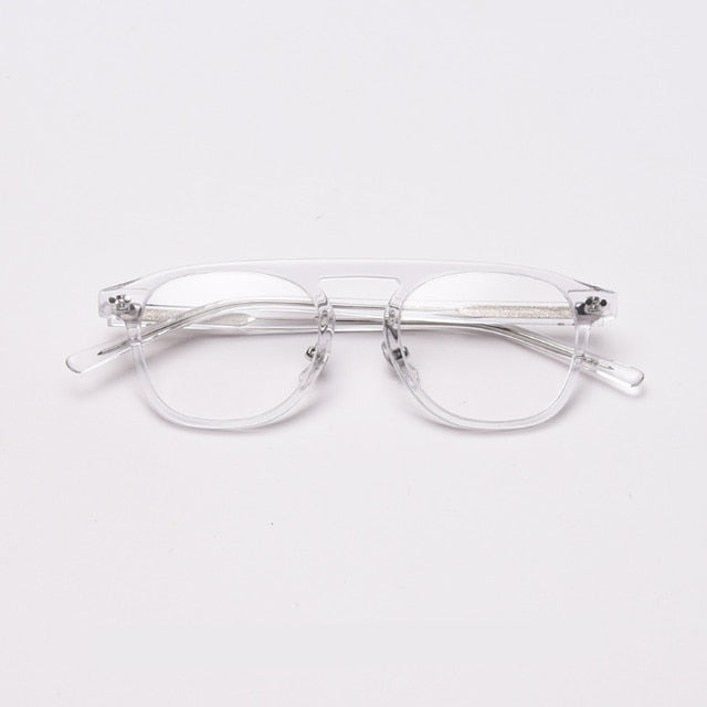 Hal Vintage Upscale Acetate Optical Glasses Frame Geometric Frames Southood Clear