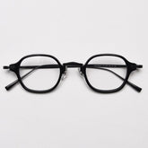 Hale Vintage Rectangle Glasses Frame Rectangle Frames Southood Black