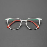 Harbin Square Titanium Glasses Frame Rectangle Frames Southood White