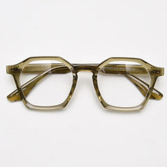 Hayden Polygon TR90 Vintage Eyeglass Frame Geometric Frames Southood Green