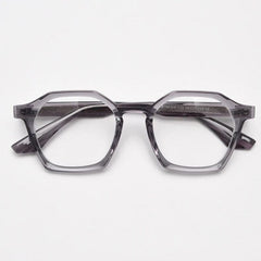 Hayden Polygon TR90 Vintage Eyeglass Frame Geometric Frames Southood Grey