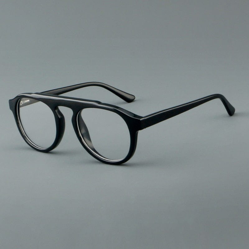 Hod Retro Aviator Acetate Glasses Frame Aviator Frames Southood Black