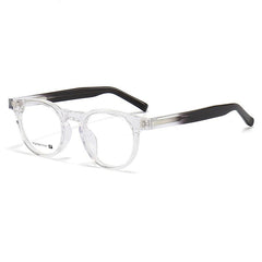 Hyde Vintage Acetate Glasses Frame Round Frames Southood Clear