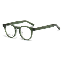 Hyde Vintage Acetate Glasses Frame Round Frames Southood Green