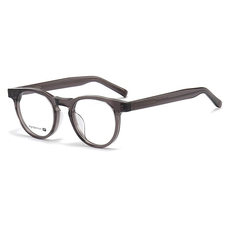 Hyde Vintage Acetate Glasses Frame Round Frames Southood Grey
