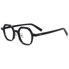 Ira Retro Acetate Optical Glasses Frame Rectangle Frames Southood Black