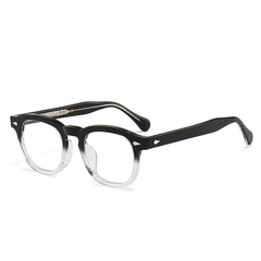 Jacqui Gradient Acetate Glasses Frame Rectangle Frames Southood Fading Black