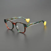 Jacy Retro Rectangle Glasses Frame Rectangle Frames Southood Red