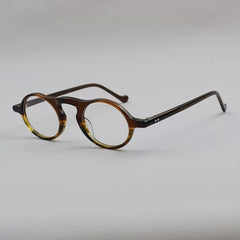 Jared Retro Acetate Glasses Frame Oval Frames Southood Brown