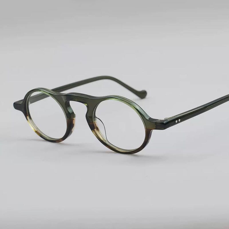 Jared Retro Acetate Glasses Frame Oval Frames Southood Green