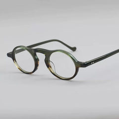 Jared Retro Acetate Glasses Frame Oval Frames Southood Green