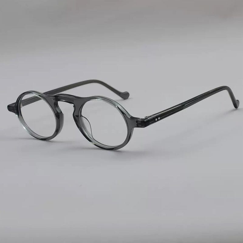 Jared Retro Acetate Glasses Frame Oval Frames Southood Grey
