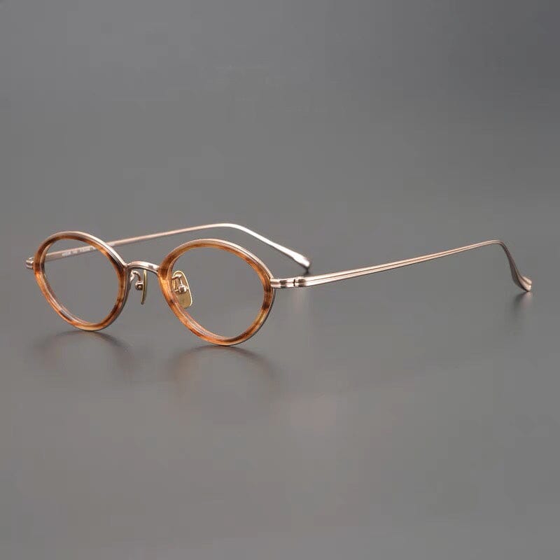 Jasmine Retro Oval Glasses Frame Cat Eye Frames Southood Tortoise