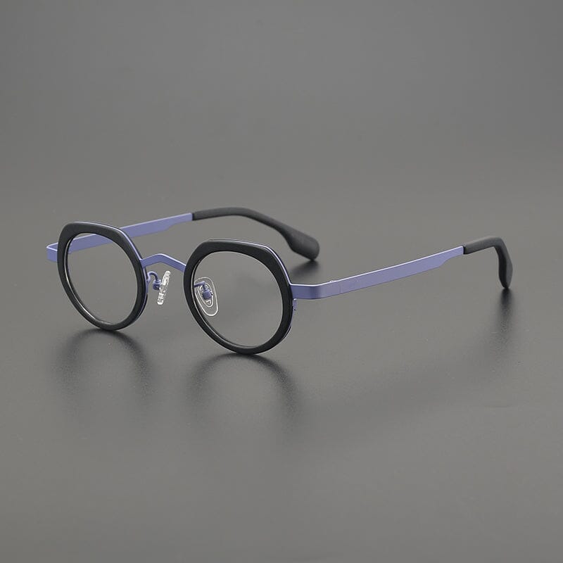 Jasper Titanium Acetate Glasses Frame Geometric Frames Southood Blue